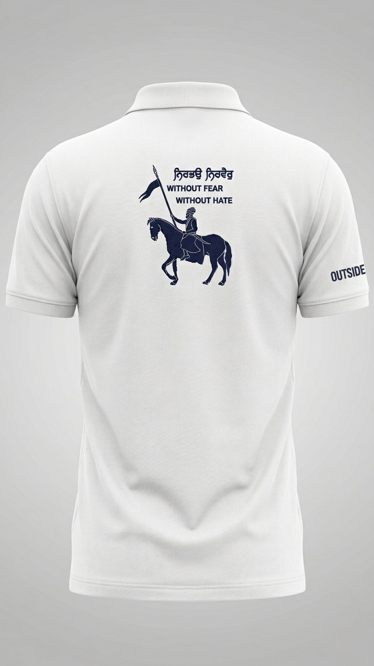 NIRBHAU NIRVAIR WHITE POLO