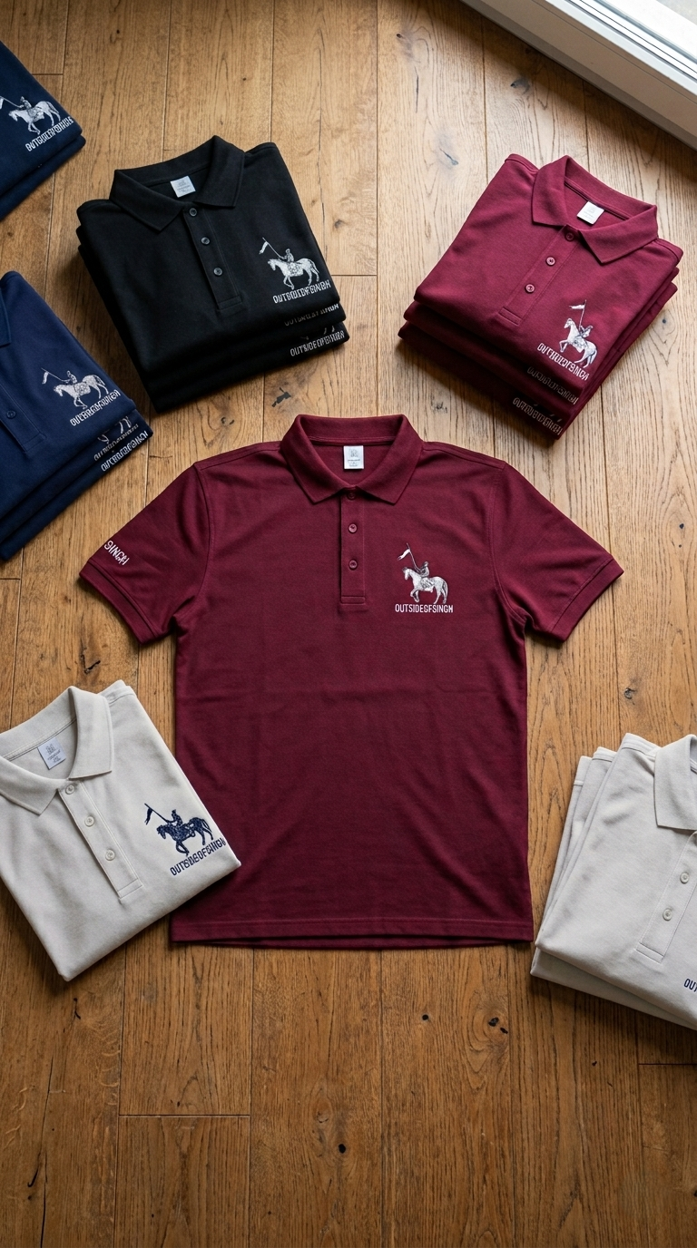 NIRBHAU NIRVAIR BORDEAUX POLO