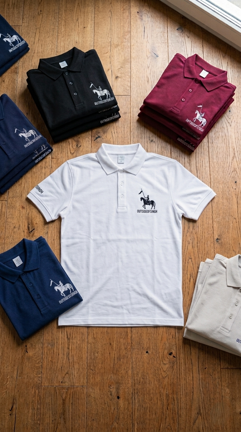 NIRBHAU NIRVAIR WHITE POLO