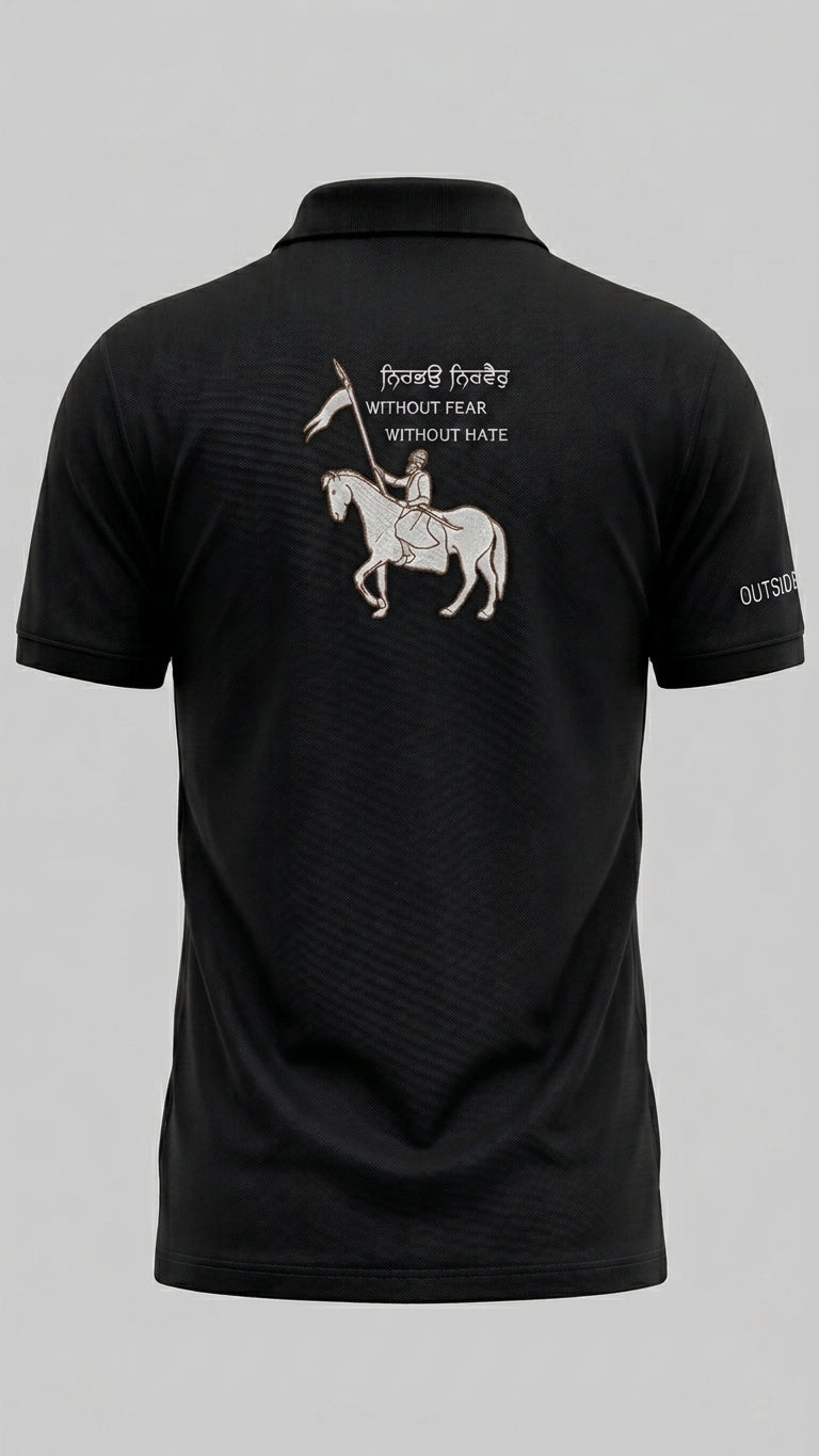 NIRBHAU NIRVAIR BLACK POLO