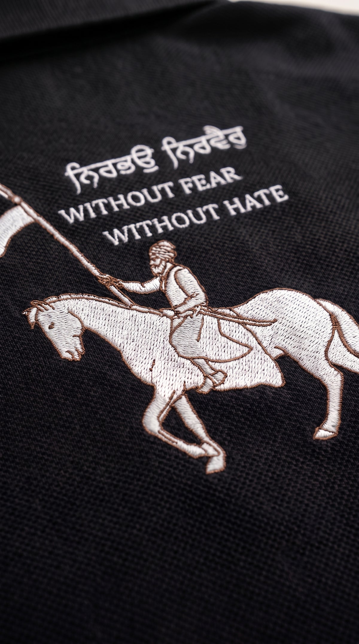 NIRBHAU NIRVAIR BLACK POLO