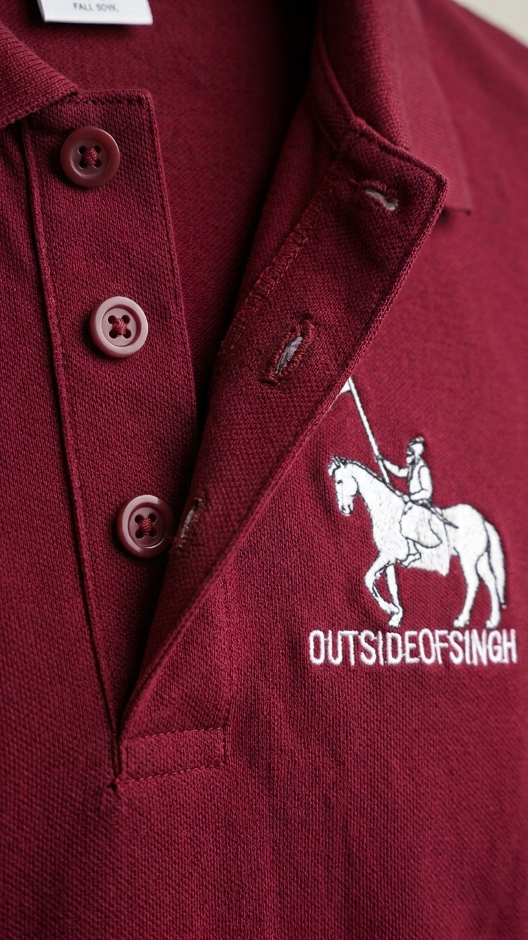 NIRBHAU NIRVAIR BORDEAUX POLO